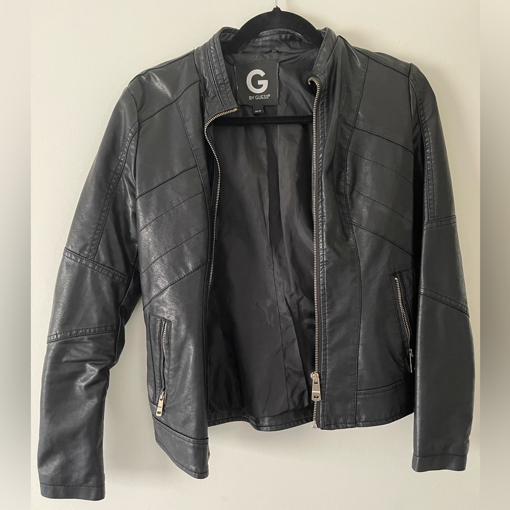 G by Guess women’s leather jacket